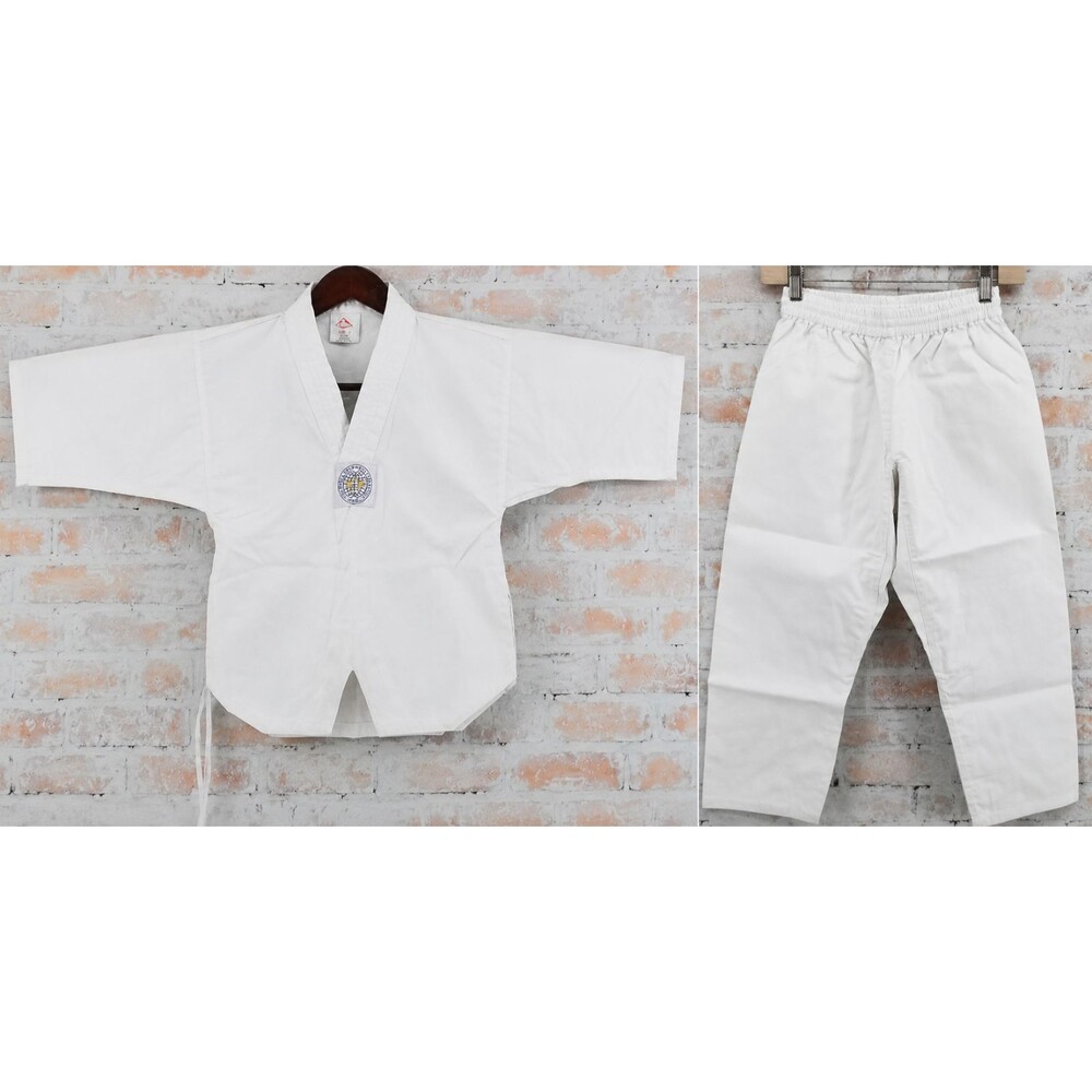 3 Pair of NWOT Century Taewkondo White Student Uniforms Size 0 (6 year old)